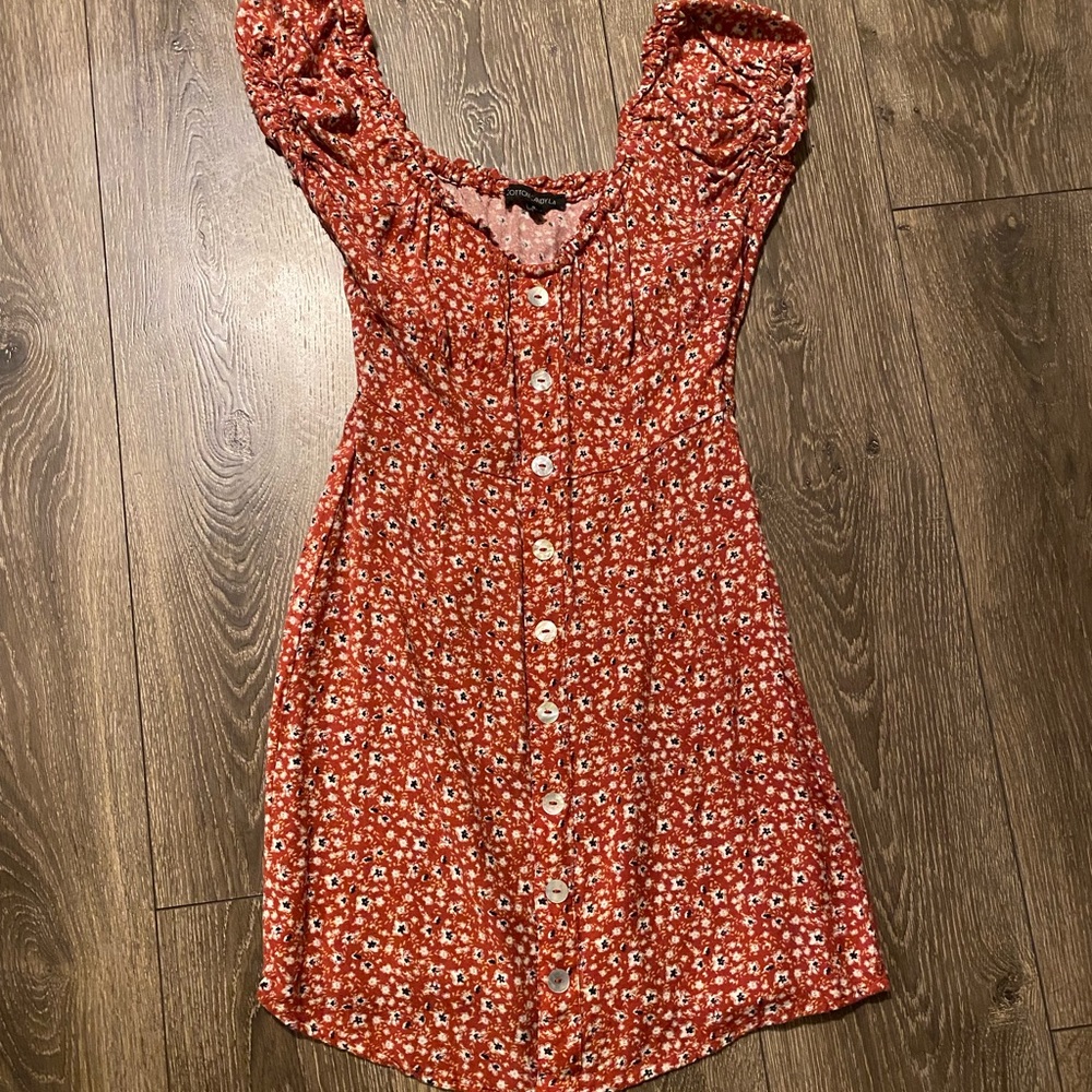 Flower ootd fash dress